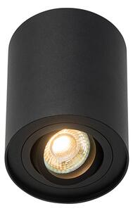 Inteligentny reflektor sufitowy czarny regulowany z WiFi GU10 - Rondoo up