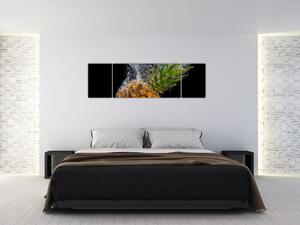 Obraz ananasa w wodzie (170x50 cm)