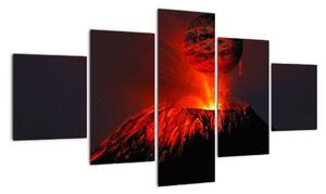 Obraz wulkanu (125x70 cm)