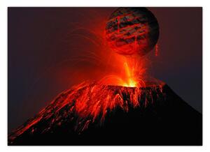 Obraz wulkanu (70x50 cm)