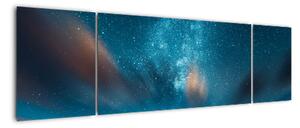 Obraz niebieskiej drogi mlecznej (170x50 cm)