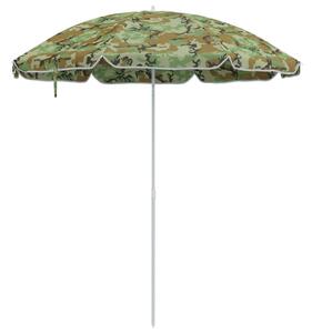 Parasol plażowy moro 263 x 263 x 272 cm poliester i metal