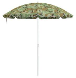 Parasol plażowy moro 263 x 263 x 272 cm poliester i metal