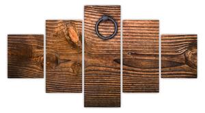 Obraz tekstury drewna (125x70 cm)