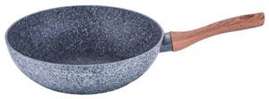 Patelnia typu wok z powłoką granitową 28cm - Poveks 7X