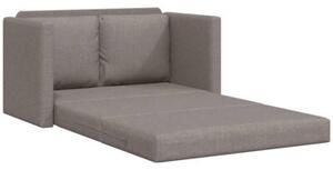 Sofa podÅogowa 2-w-1, kolor taupe, 112x174x55 cm, tkanina