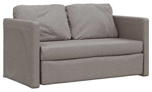 Sofa podÅogowa 2-w-1, kolor taupe, 112x174x55 cm, tkanina