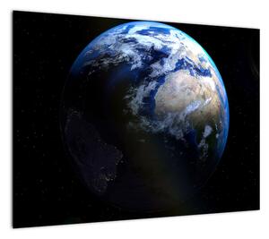 Obraz Ziemi i Księżyca (70x50 cm)