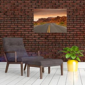 Obraz drogi i skał (70x50 cm)