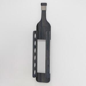 Homemania Uchwyt na wino Hektor, 21x13,5x104 cm, czarny