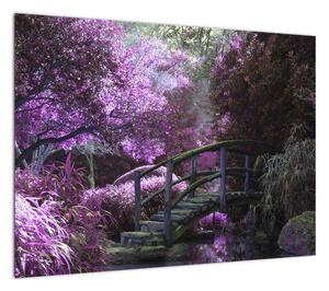 Obraz - fioletowe drzewa (70x50 cm)