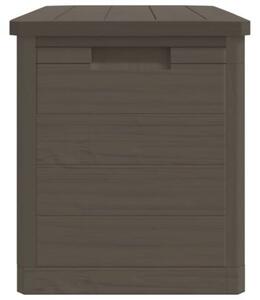 Ogrodowa skrzynia na poduszki, brązowa, 77,5x44,5x53 cm, pp