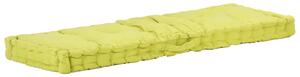 Poduszka na podłogę lub palety, bawełna, 120x40x7 cm, zielona