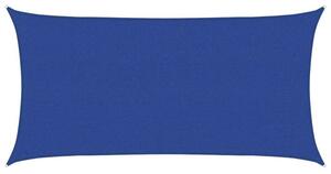 Żagiel przeciwsłoneczny, 160 g/m², niebieski, 2,5x5 m, hdpe