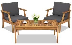 Meble ogrodowe z drewna akacjowego Danang Terrace Garden Point