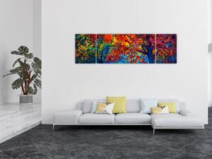 Obraz malowania natury (170x50 cm)