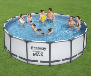 Bestway Basen ogrodowy Steel Pro MAX z zestawem, okrągły, 457x122 cm