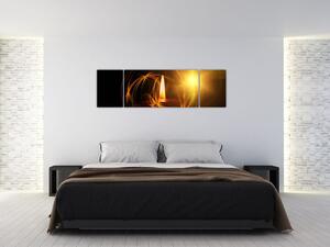 Obraz świecy (170x50 cm)