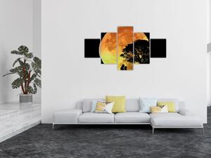 Obraz cieni w świetle księżyca (125x70 cm)