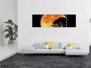 Obraz cieni w świetle księżyca (170x50 cm)