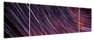 Obraz rozmytych gwiazd na niebie (170x50 cm)