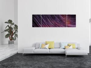 Obraz rozmytych gwiazd na niebie (170x50 cm)
