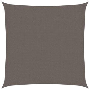 Żagiel przeciwsłoneczny, 160 g/m², antracytowy, 3x3 m, hdpe
