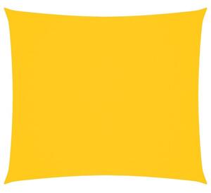 Prostokątny żagiel ogrodowy, tkanina oxford, 2,5x3 m, żółty