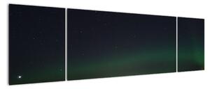 Obraz zorzy polarnej (170x50 cm)