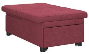 Nowoczesna rozkÅadana sofa w kolorze czerwonego wina