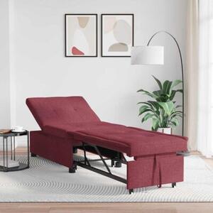 Nowoczesna rozkÅadana sofa w kolorze czerwonego wina