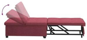 Nowoczesna rozkÅadana sofa w kolorze czerwonego wina