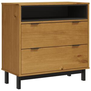 Komoda flam, 80x40x80 cm, lite drewno sosnowe