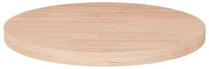 Okrągły blat do stolika, Ø30x2,5 cm, surowe drewno dębowe