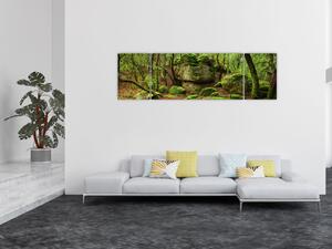 Obraz magicznego lasu (170x50 cm)