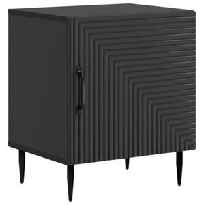 Szafka nocna 2 szt. czarny 43 x 34,5 x 50 cm drewno inÅ¼ynieryjne