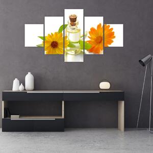Obraz kwiatowego oleju (125x70 cm)
