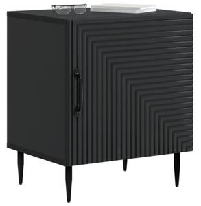 Szafka nocna 2 szt. czarny 43 x 34,5 x 50 cm drewno inÅ¼ynieryjne