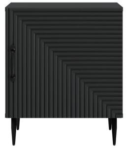 Szafka nocna 2 szt. czarny 43 x 34,5 x 50 cm drewno inÅ¼ynieryjne