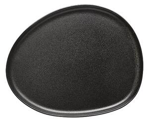 Talerz lunchowy RAW Organic Titanium Black – 24x21 cm Aida Denmark