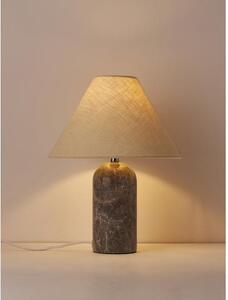 Lampa stołowa z marmurową podstawą Gia