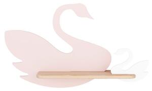 Dziecięcy kinkiet łabędź Swan - różowy dla dziewczynki