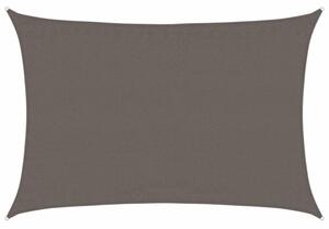 Żagiel przeciwsłoneczny, 160 g/m², antracytowy, 3,5x5 m, hdpe
