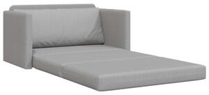 Sofa bed szary chmura 124 x 71 x 78 cm tkanina
