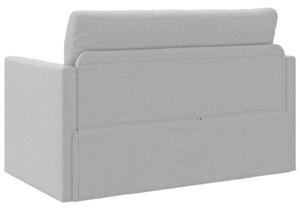 Sofa bed szary chmura 124 x 71 x 78 cm tkanina