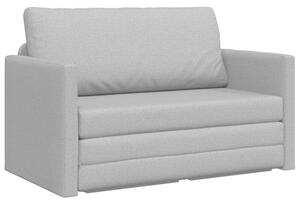 Sofa bed szary chmura 124 x 71 x 78 cm tkanina