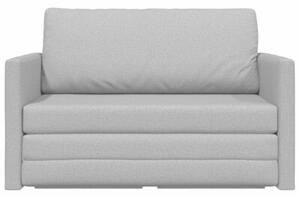 Sofa bed szary chmura 124 x 71 x 78 cm tkanina