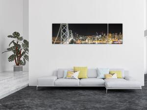 Obraz Brooklyn Bridges i Nowego Jorku (170x50 cm)