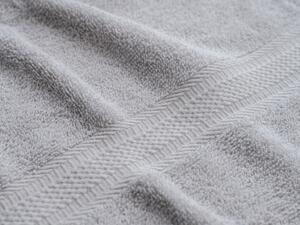 Ręcznik BIBAZ 50x100 cm, jasnoszary