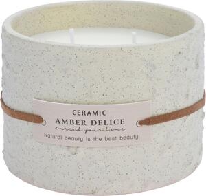 Świeczka zapachowa Enrich your home, Amber Delice, 230 g, 11 x 8 cm